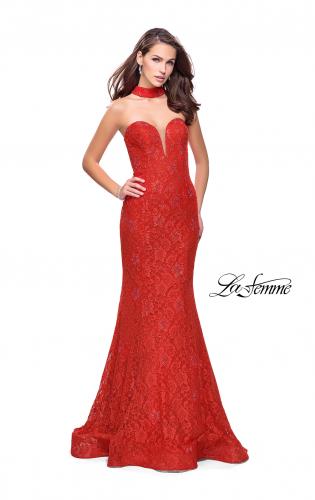 Neon Orange Prom Dress